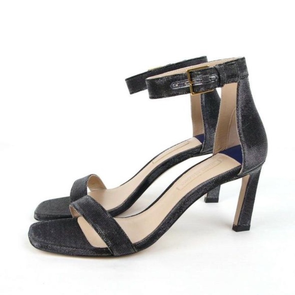 Stuart Weitzman 75 Square Nudist Heels Dress Sandals Designer Luxury Pumps 8 - Picture 4 of 14